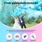 Gender Reveal Confetti Cannon,4 Blue Safty Corn Powder Smoke Party Poppers Shoots 20-25ft,12 inch Upgrade Firmware Baby Shower Gender Reveal Party Supplies